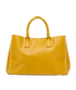 Perforated Tote, &pound;550, Handbags, Yellow, Leather, Back view